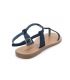 Lpb Shoes Pepita sandale plate bleu navy, Les p'tites bombes chaussures femmes