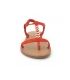 Les P'tites bombes Petunia rouge, sandale plate Lpb shoes