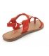 Les P'tites Bombes Petunia rouge, Nouveauté sandale plate Lpb shoes