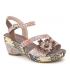 Sandale Laura Vita Becauteo 119 cuir gris