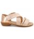 Sandales Fugitive Akto pêche, nus pieds femmes type confort