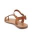 Lpb Shoes Tania camel sandale passe orteil pour femmes