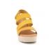 Sandale à talon compensé Eva Frutos 9608 jaune