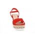 Nus pieds talon compensé Playa Joset 1 rouge