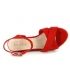 Playa Joset 1 rouge, sandale femmes compensées