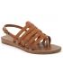 Chattawak Shirley camel, sandale spartiates pour femmes