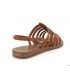 Chattawak Shirley camel, sandales petit talon pour femmes