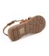 Nu-pied Chattawak Shirley camel, sandales petit talon pour femmes, nouveauté