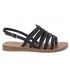 Chattawak Shirley noir, sandales petit talon pour femmes, nouveauté