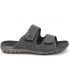 Mule 2 velcros Inblu Zurich noir pour homme