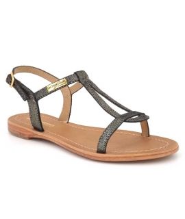 Sandale les Tropéziennes Hamat noir irisé