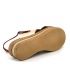 Compensé Carla Tortosa 1550 Cuero, sandale confort fabriquée en Espagne 