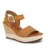 Sandale compensée femmes Millennials Shoes 3213 Milmosta jaune