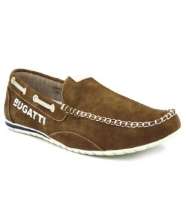 Mocassin Bugatti Minesota taupe, chaussures pour hommes