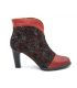 Bottines fantaisie Laura Vita Alcbaneo 039 rouge