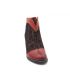 Bottines fantaisie Laura Vita Alcbaneo 039 rouge