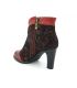 Laura Vita Alcbaneo 039 rouge, bottines talon avec dentelle et clous 