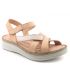 Nus-pieds femmes confortables Elue par Nous Giacomo nude (rose) 