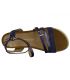 Marco Tozzi 28500-24 bleu, nu-pieds type confort pour femmes