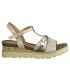 Sandale anatomique Marco Tozzi 28502-24 en cuir beige