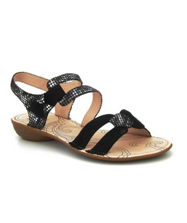 Nouveauté sandale Fugitive Alera noire pour femmes