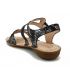 Nu-pieds Fugitive Alera noire, Nouveauté sandales femmes