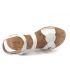 Chaussures Fugitive Alera blanc, nu-pieds pour femmes