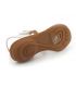 Chaussures Fugitive Alera blanc, nu-pieds pour femmes