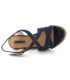 Sandale Fugitive Izia bleu, nouveauté compensé pour femmes