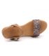 Kaola 3481 multi, sandale semelle pieds sensibles pour femmes