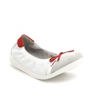 Ballerines pour filles J Eloise petit noeud rouge Lpb Shoes, disponible du 28 au 35