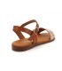 Nu-pieds Eva Frutos 9190 Boa marron, sandale confort pour femmes