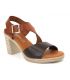 Sandale à talon Eva frutos 919 marron multi, chaussure été pour femmes 