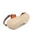 Sandale Eva Frutos 428 en cuir marron, semelle gel fermeture velcros