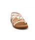 Carla Tortosa 10112 rose Multi, nu pieds en cuir confortables pour femmes