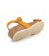 Chaussures Carla Tortosa 27149 jaune moutarde, sandales pour pieds sensibles.
