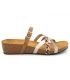 Emma Shoes mules petit compensé 8956 Combi léopard