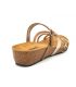 Emma mules bio petit compensé 8956 Combi léopard et marron