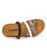 Chaussures bio Emma Shoes 8956 Combi multi serpent et noir, petit compensé confortable 