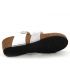Chaussures Emma 8966 Boa argenté, passe orteil confort pour femmes