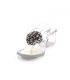 Tongs talon transparent Emma Shoes Paris argent pour femmes