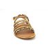 Les Tropéziennes par M Belarbi Haniac beige leopard, sandale cuir pour femmes