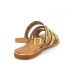 Les Tropéziennes par M Belarbi Haniac beige leopard, sandale cuir pour femmes