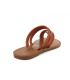 Tong passe orteil Misha marron Chattawak pour femmes