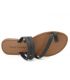 Tong passe orteil Misha noir Chattawak pour femmes