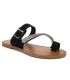 Passe orteil Chattawak Magnolia noir pour femmes