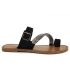 Passe orteil Chattawak Magnolia noir pour femmes