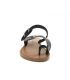 Passe orteil Chattawak Magnolia noir pour femmes