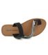Passe orteil Chattawak Magnolia noir pour femmes