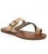 Nu pieds mode Chattawak Magnolia taupe pour femmes
